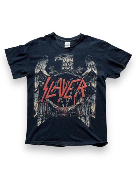 Other Designers Slayer × Vintage - Slayer World Tour 2012-2013 Full Printed Rock TShirt