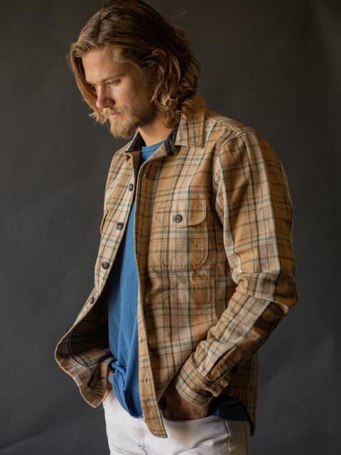 HIROSHI KATO The Anvil Plaid Jacket - Beige Orange