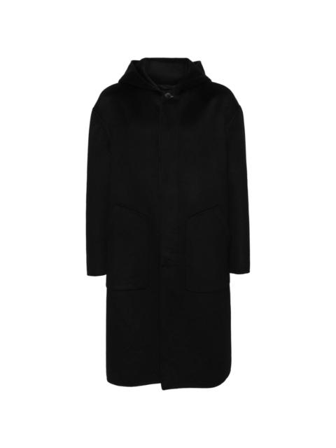 GIORGIO ARMANI brushed coat