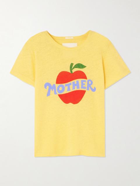 MOTHER The Lil Sinful Printed Cotton-jersey T-shirt