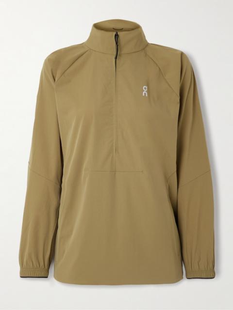 On All-day Stretch Recycled-shell Half-zip Sweater