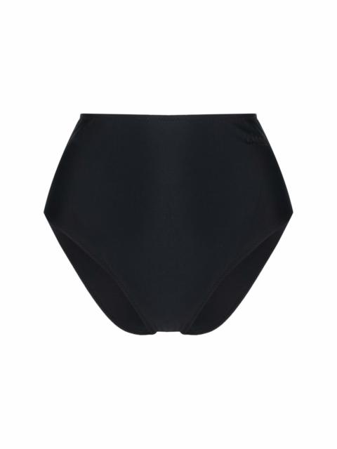 GANNI logo-print detail bikini bottoms