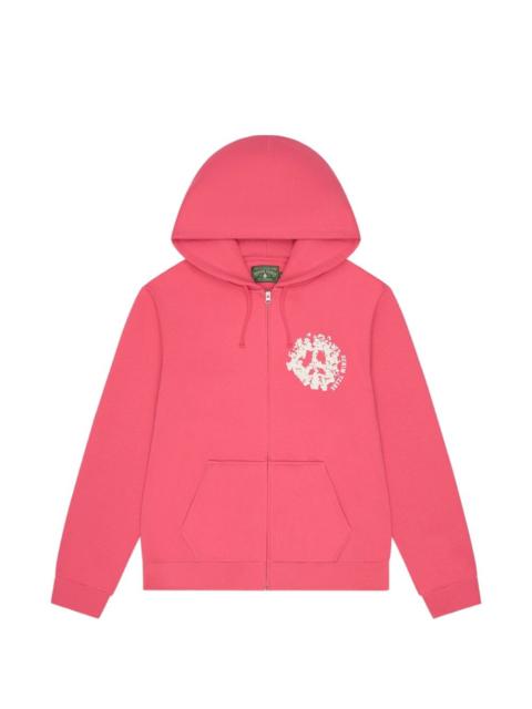 DENIM TEARS zip hooded sweatshirt