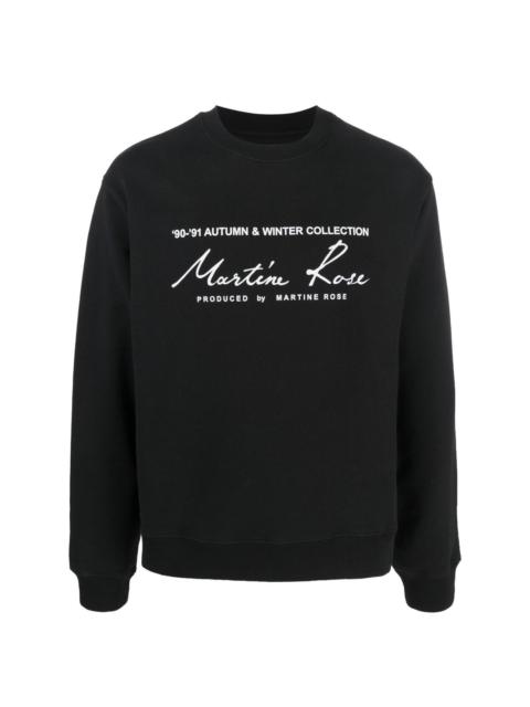 Martine Rose slogan-print sweatshirt