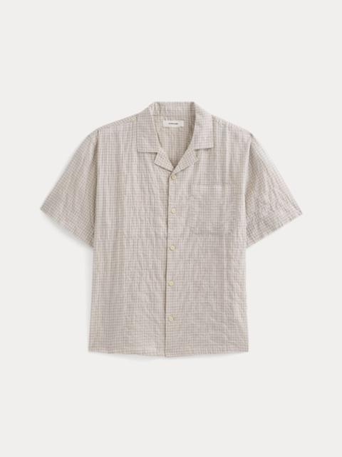 EVERLANE TEXTURED VOILE RESORT SHIRT