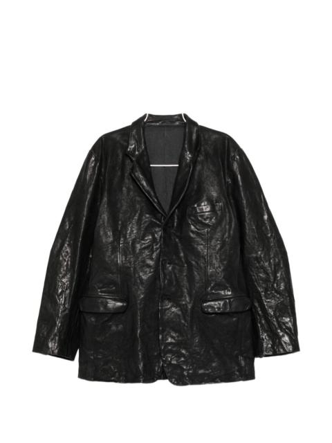 Yohji Yamamoto leather jacket