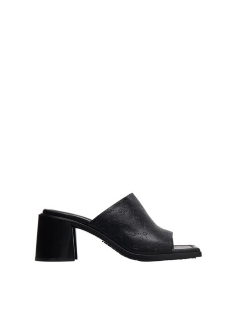 Marine Serre Embossed Leather MS Mule