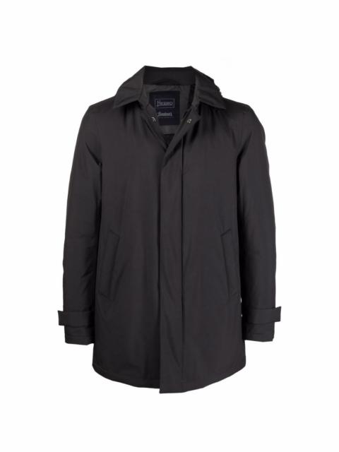 Herno padded zip-front hooded coat