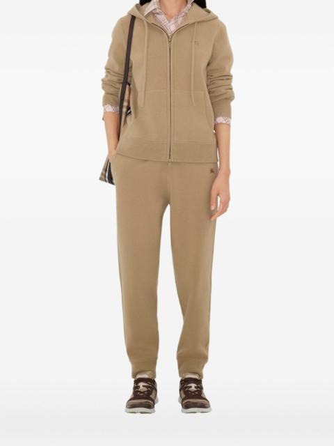 Burberry hooded zip-up sweater