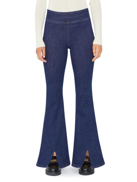 The Jetset Front Slit Flare Pull-On Jeans