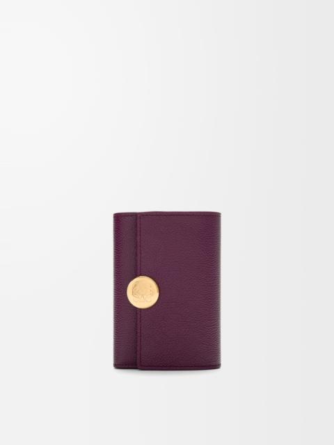 Loewe Pebble small vertical wallet in pebble grained calfskin