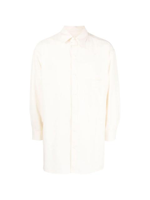 chest-pocket long-sleeve shirt