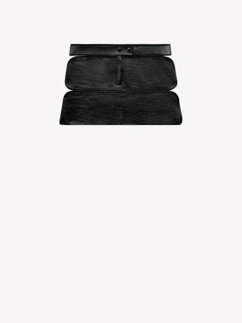 courrèges DIAMOND VINYL SKIRT