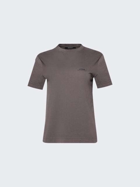 JACQUEMUS Gros Grain Logo T-shirt Brown