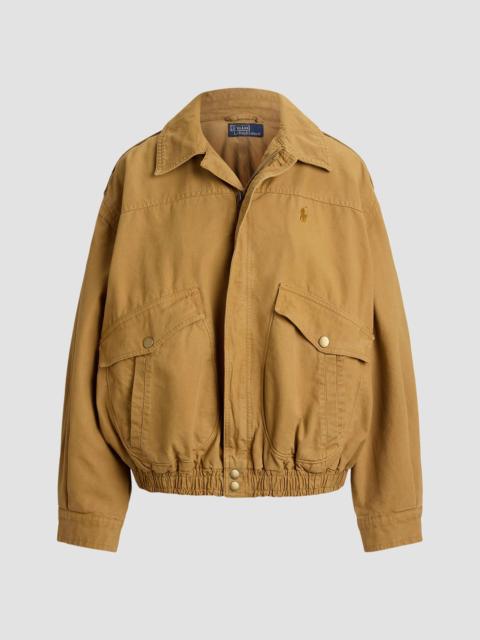 Polo Ralph Lauren Women's Cotton Canvas Utility Jacket - Ghurka