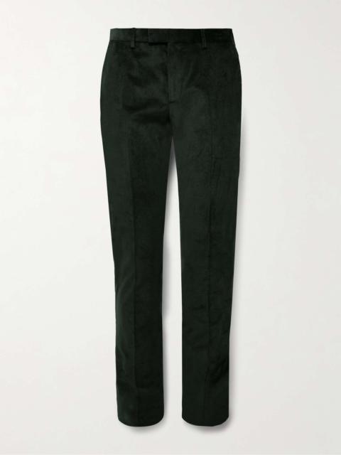 Slim-Fit Stretch-Cotton Corduroy Suit Trousers