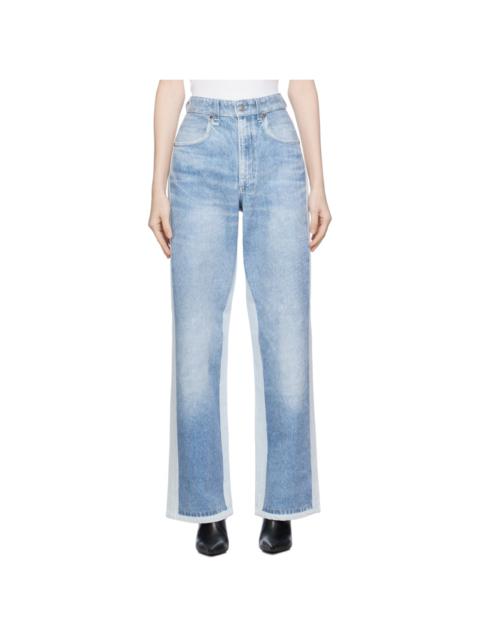 Victoria Beckham: Blue Mia Regan Edition Sailor Jeans