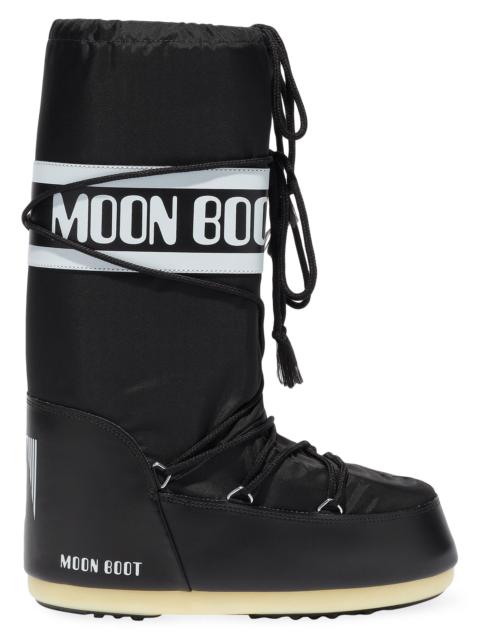 MOON BOOT Unisex Unisex Icon Nylon Boots - Black