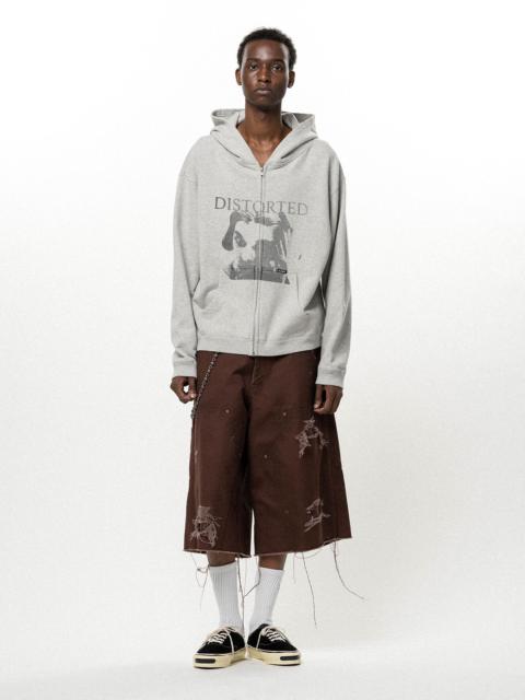 KAMIYA "DISTORTED Girl" Zip-up Hoodie