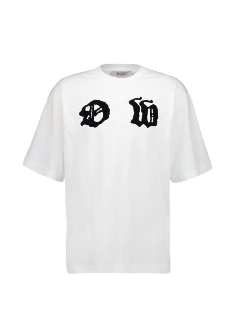 Off-White Arrows-print logo-patch t-shirt