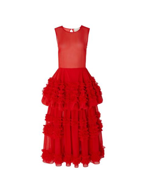Molly Goddard Dolores ruffled tiered dress