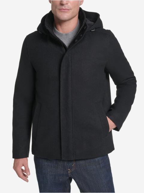 COLE HAAN Men's Hooded Wool Field Coat