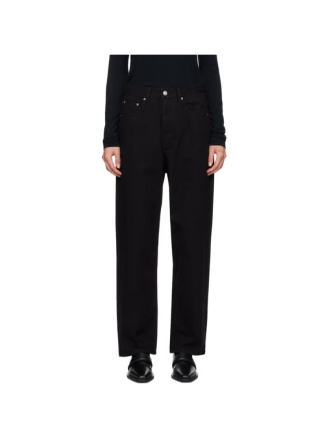 LE17SEPTEMBRE Black Cinch Strap Jeans