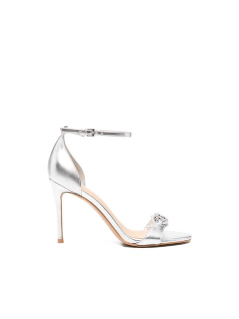 GUESS USA open-toe leather sandals