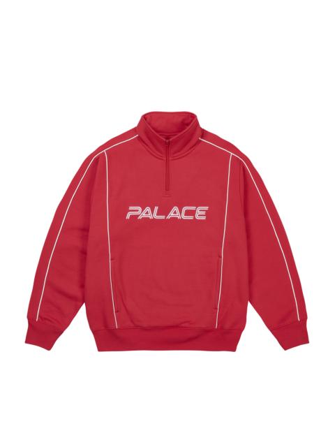 PALACE PIPED 1/4 ZIP RACEY RED
