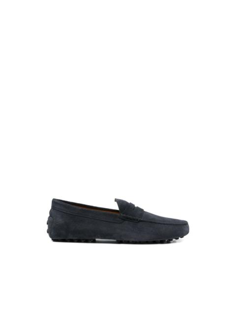 Tod's suede penny loafers