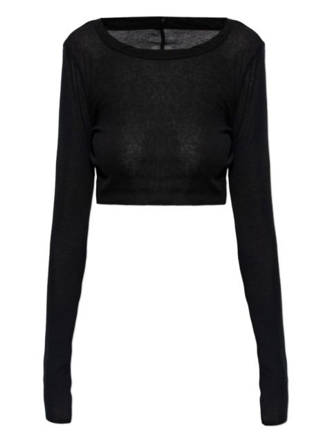 Rick Owens long-sleeve crop top
