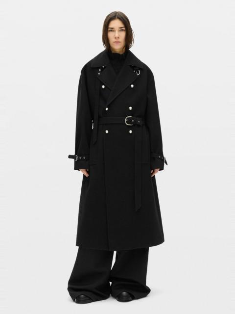 Ann Demeulemeester Maira Double Breasted Trench Coat