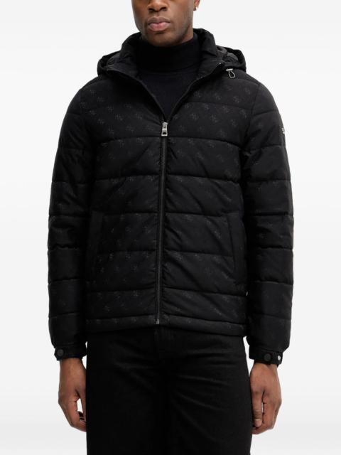GUESS USA hooded monogram jacket