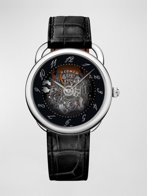 Hermès Arceau Squelette Watch, 40 mm