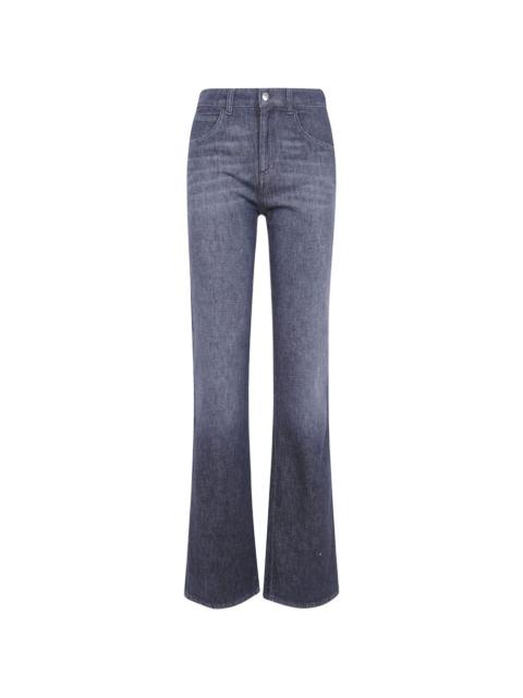 EMPORIO ARMANI logo-plaque flared jeans