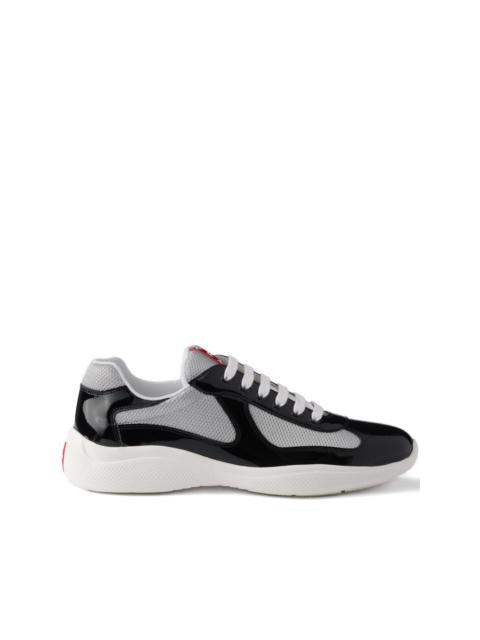 Prada patent-leather sneakers