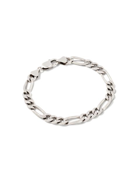KENDRA SCOTT Figaro Chain Bracelet in Oxidized Sterling Silver