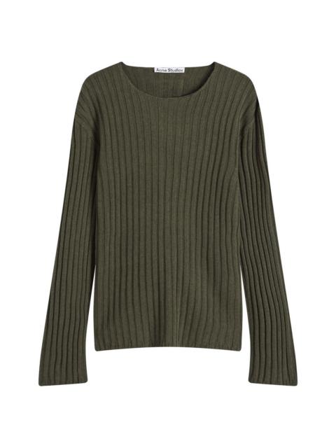 Acne Studios Acne Studios Kartic Cotton Core Ribbed Jumper