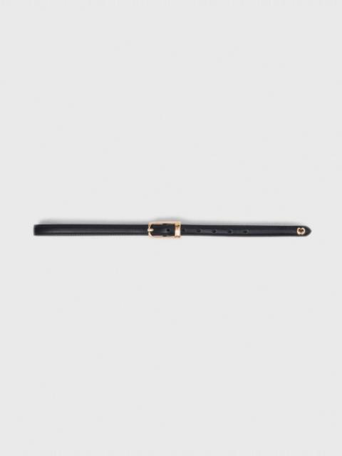 maje Slim leather belt