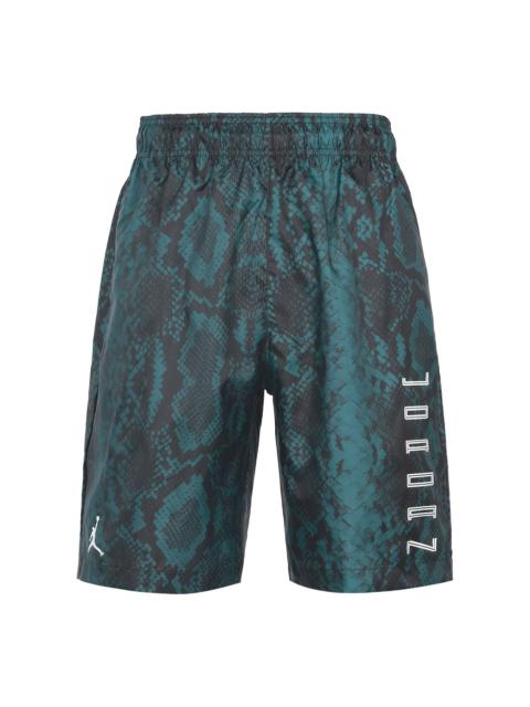 Jordan Air Jordan 11 Snakeskin Snake Skin Shorts For Men Blue/Black CI0313-414