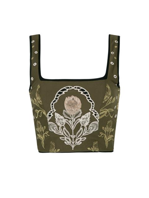 Agua by Agua Bendita Amanda Relato Cropped Top