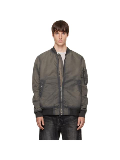 Rick Owens DRKSHDW Gray Tower Classic Flight Jacket