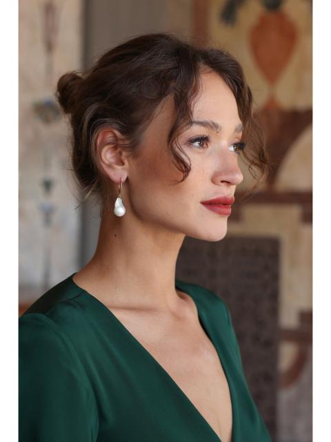 Gaâla Frida Kahlo Pearl Earrings