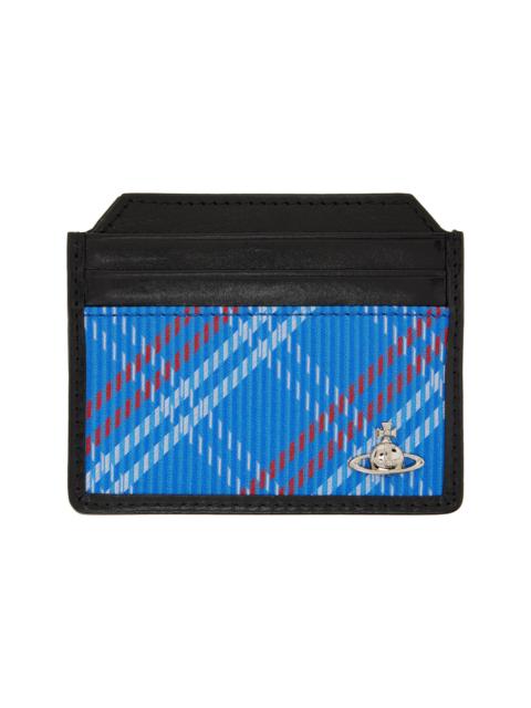 Vivienne Westwood Black & Blue Slim Card Holder
