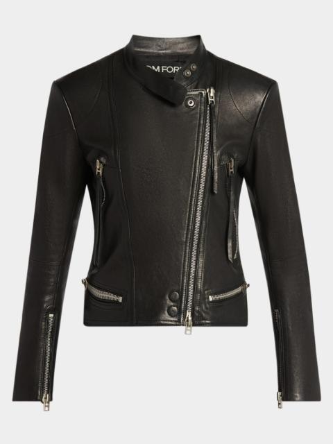 TOM FORD Leather Moto Jacket