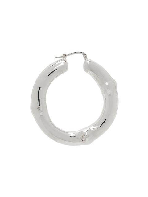 Jil Sander Silver Hoop Single Earring