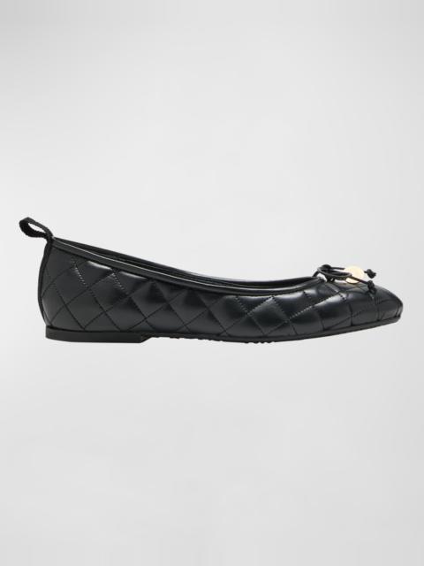 See by Chloé Jodie Quilted Bow Ballerina Flats