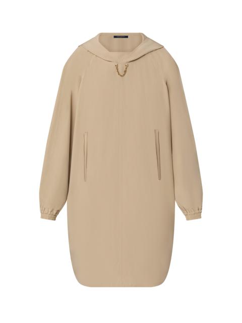 Louis Vuitton Batwing Sleeve Hoodie Dress