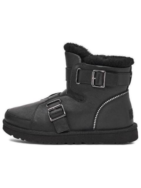 UGG (WMNS) UGG Mini Buckle Short Boots 'Black' 1138157-BLK