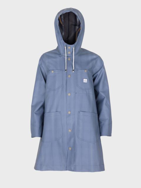 Stutterheim Women´s Lee® x STUTTERHEIM Chore Raincoat Ash Blue